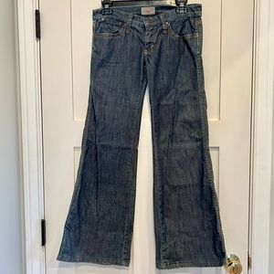 FRANKIE B. FLARE BELL BOTTOM JEANS Y2K